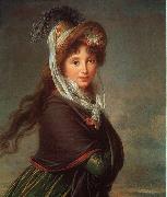 Elisabeth LouiseVigee Lebrun Portrait of a Young Woman-p oil painting